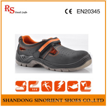 Gute Qualität Sommer Safety Schuhe mit Kuh Nubuck Leder RS190